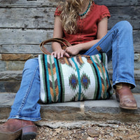 Bundle Deal Aspen Southwestern Handwoven Western Handbag + Aspen Large Handwoven Wool Boho Tote - Ranch Junkie Mercantile LLC 