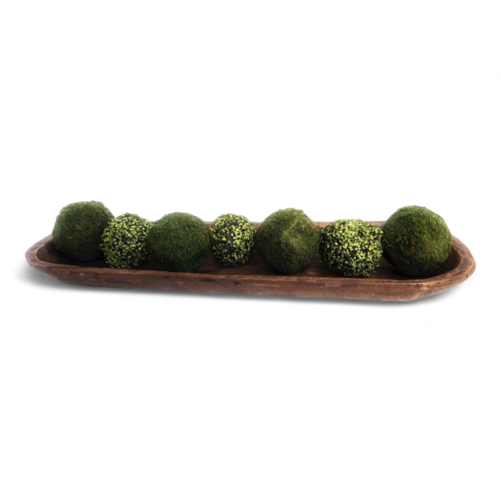 3 Inch + 5 Inch Moss Balls Multiple Sets Dough Bowl Fillers - Ranch Junkie Mercantile LLC 