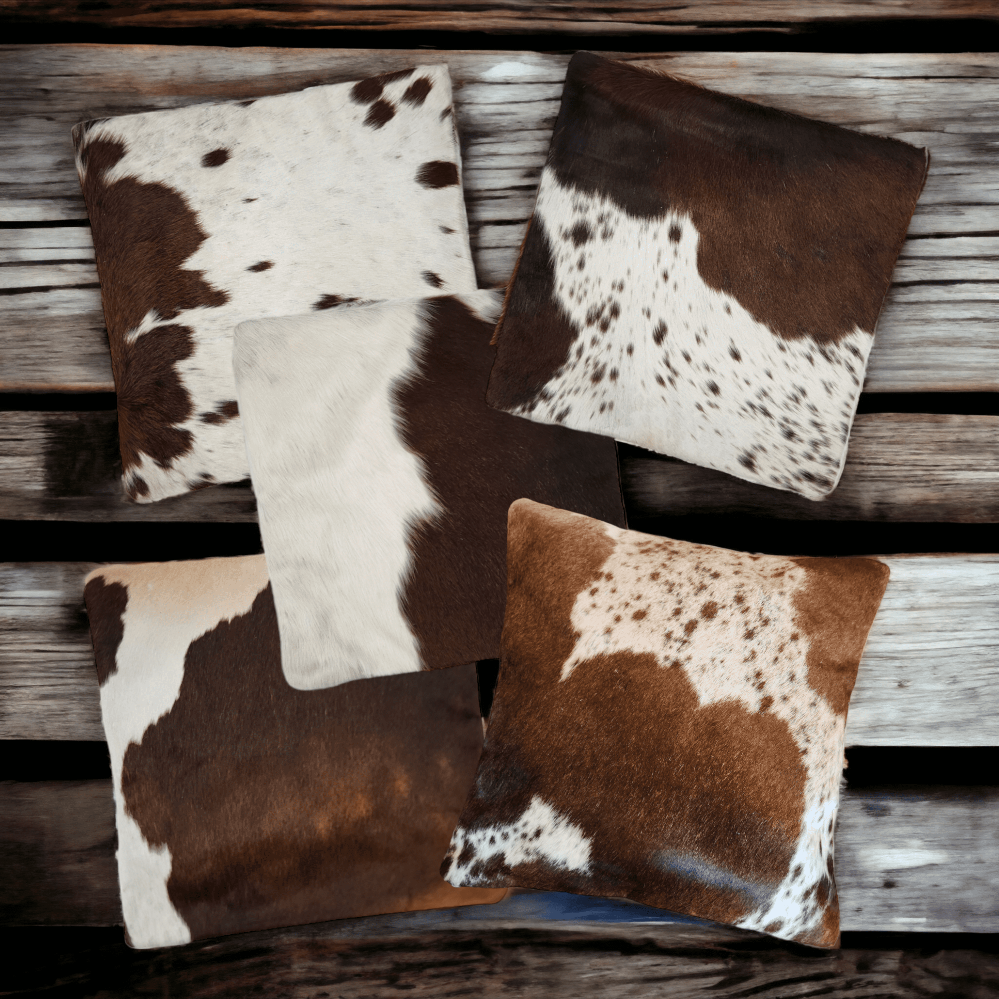 Cowhide 18”x18” decorative deals pillow cover