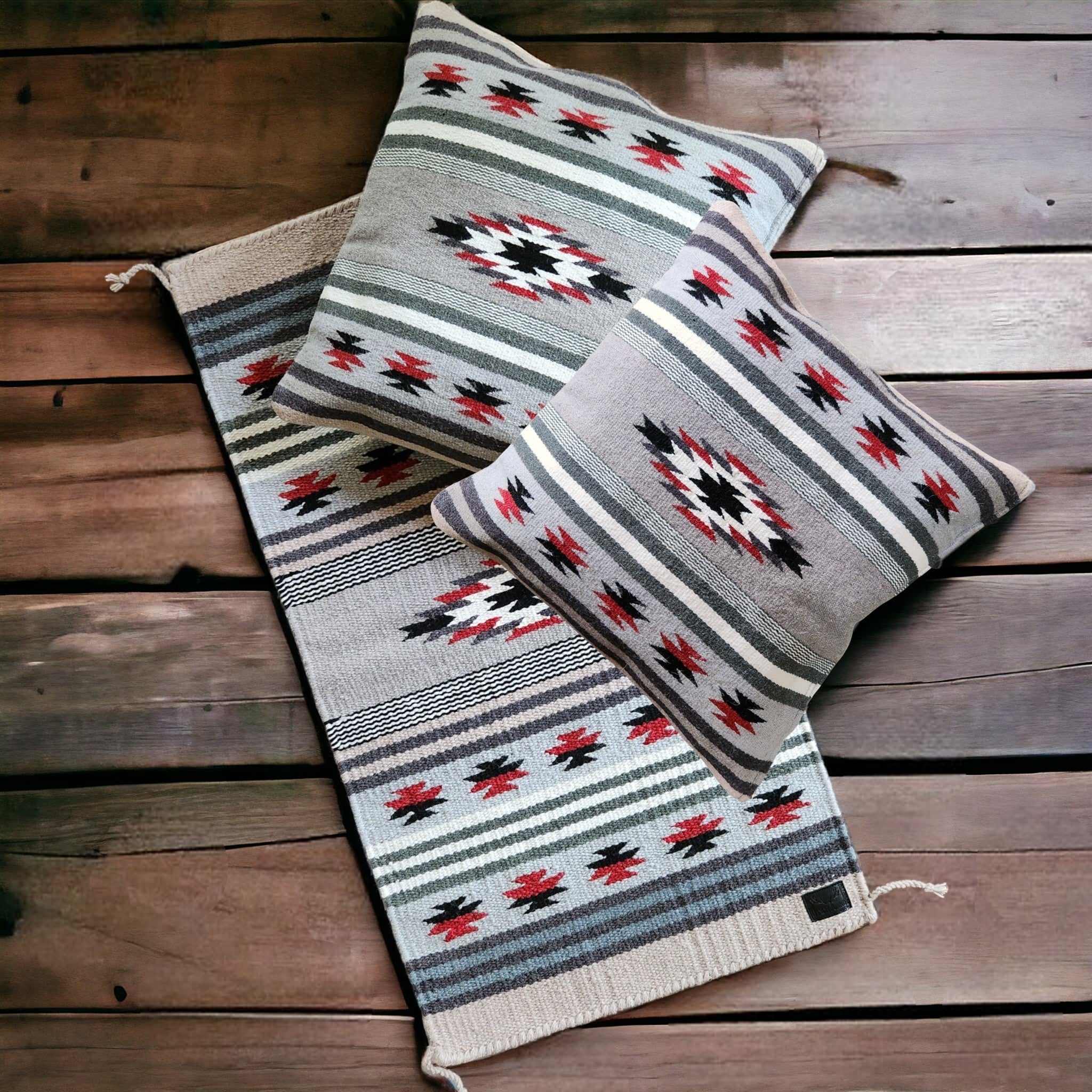 Bundle Deal Domingo Southwestern Rug + Domingo Southwestern Pillow Bundle - Ranch Junkie Mercantile LLC 