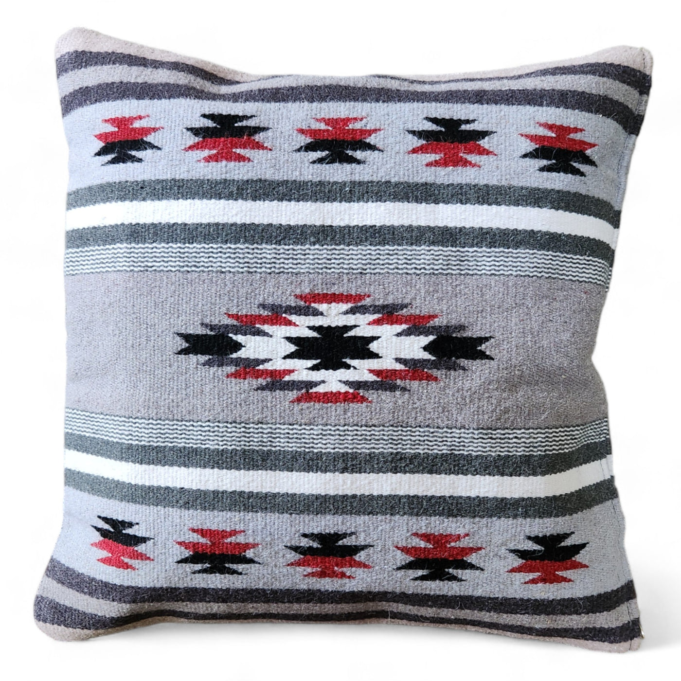 20 X 20 Handwoven Wool Southwestern Pillows - Western Pillow Covers - Ranch Junkie Mercantile LLC 