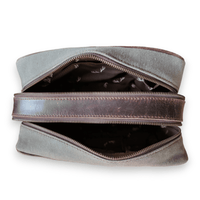 The Canvas/Leather Drifter Large Toiletry Bag - Ranch Junkie Mercantile LLC 