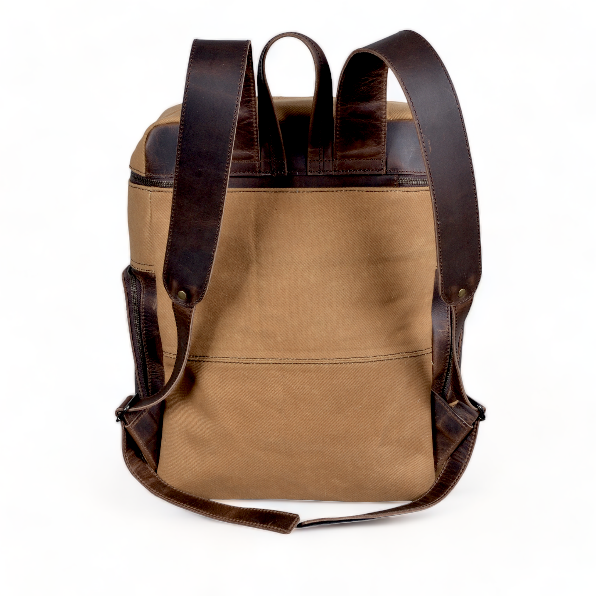 Bundle Deal Canvas/Leather Drifter Weekender Duffel Bag Tan + Drifter Backpack - Ranch Junkie Mercantile LLC 