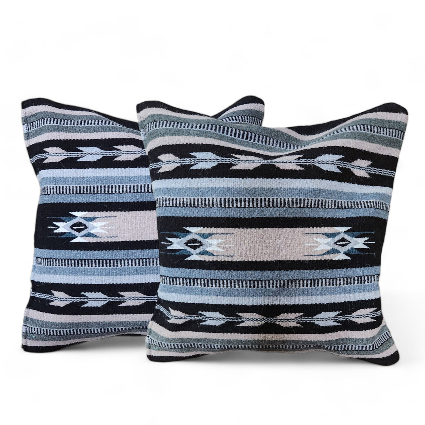 20 X 20 Handwoven Wool Southwestern Pillows - Western Pillow Covers - Ranch Junkie Mercantile LLC 