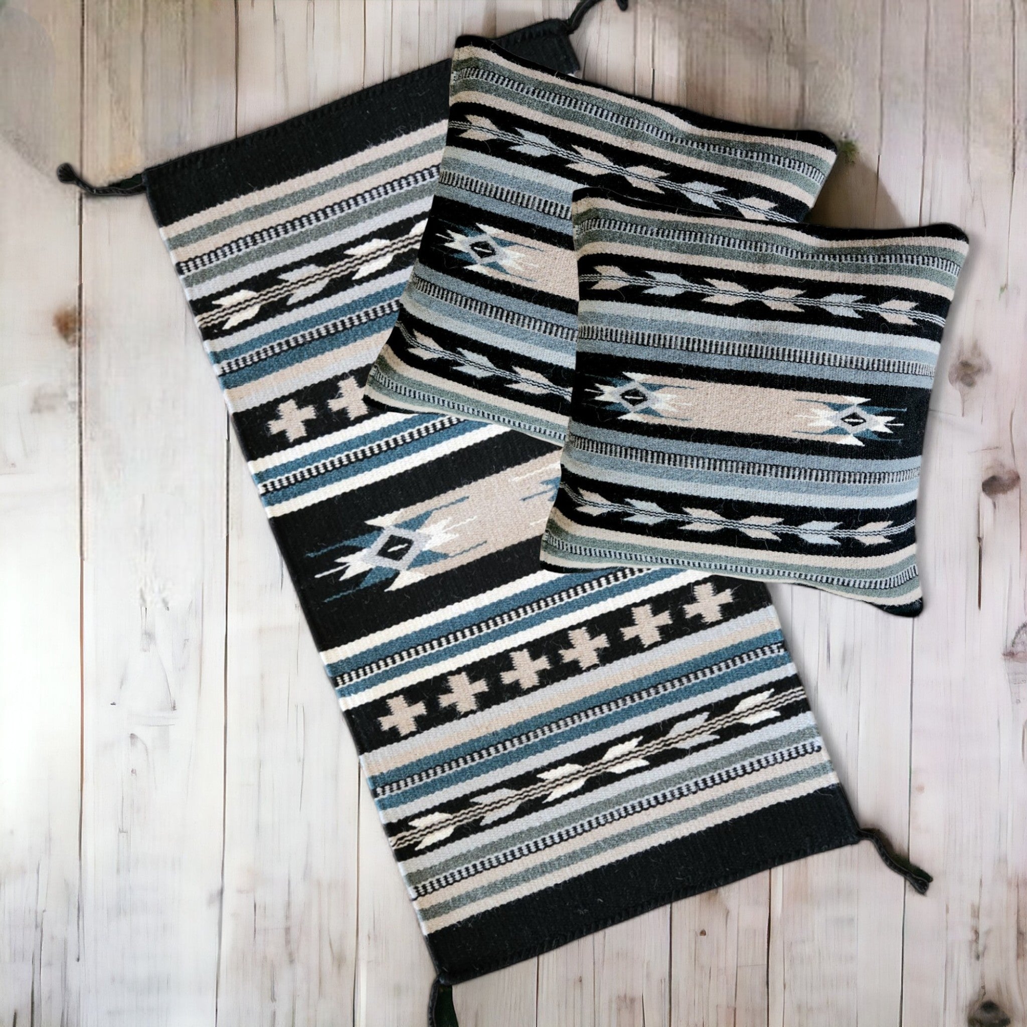 Bundle Deal Grand Ridge Southwestern Rug + Grand Ridge Southwestern Pillow Bundle - Ranch Junkie Mercantile LLC 