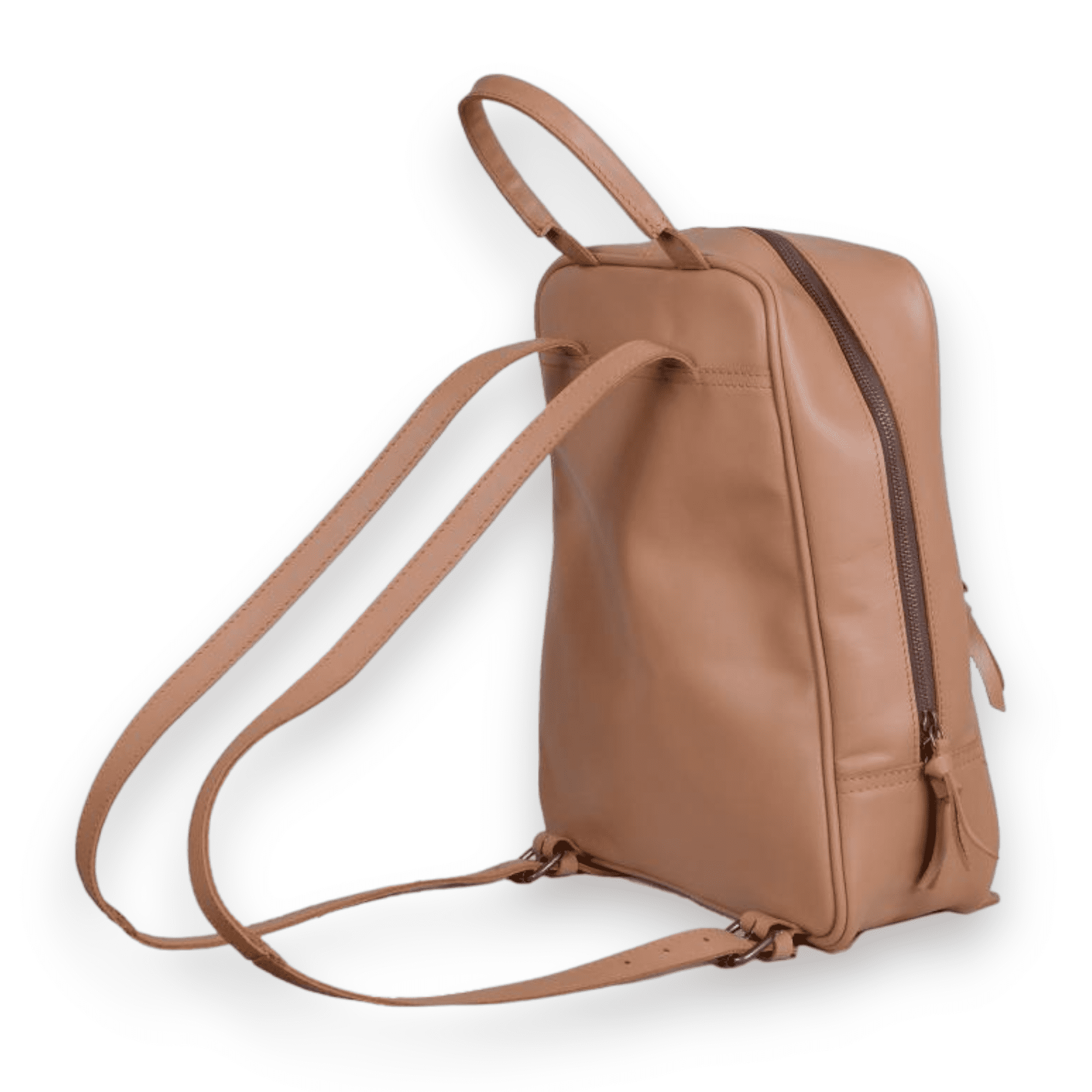 Cowhide leather backpack best sale