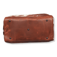 Mega Bundle Deal -The Highlands Large Genuine Cowhide Weekender Duffel Saddle+ Saddle Tote + Envelope Saddle Wallet - Ranch Junkie Mercantile LLC 