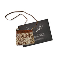 Highlands Handcrafted Cowhide And Vintage Leather Crossbody- Cowhide Crossbody - Ranch Junkie Mercantile LLC 