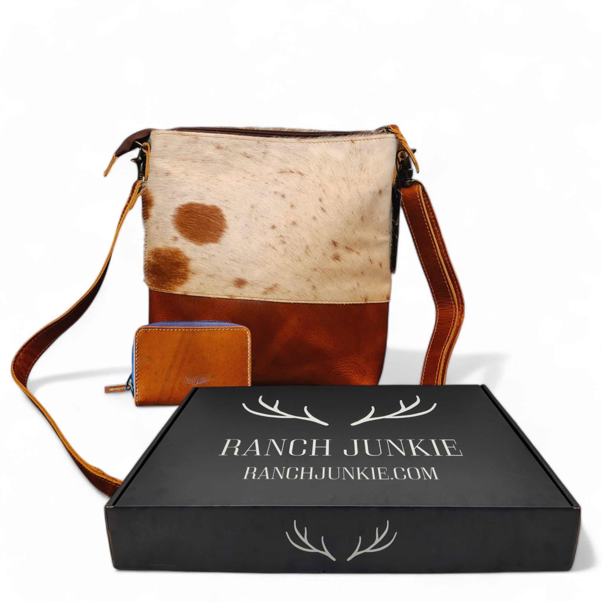 Cowhide on sale Wallet/Crossbody