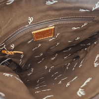 Sample Sale Highlands Genuine Cowhide Large Saddle Crossbody Bag Crossbody Purse #2 - Ranch Junkie Mercantile LLC 