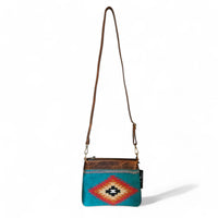 Highlands Handcrafted Cowhide And Vintage Leather Crossbody - Ranch Junkie Mercantile LLC 