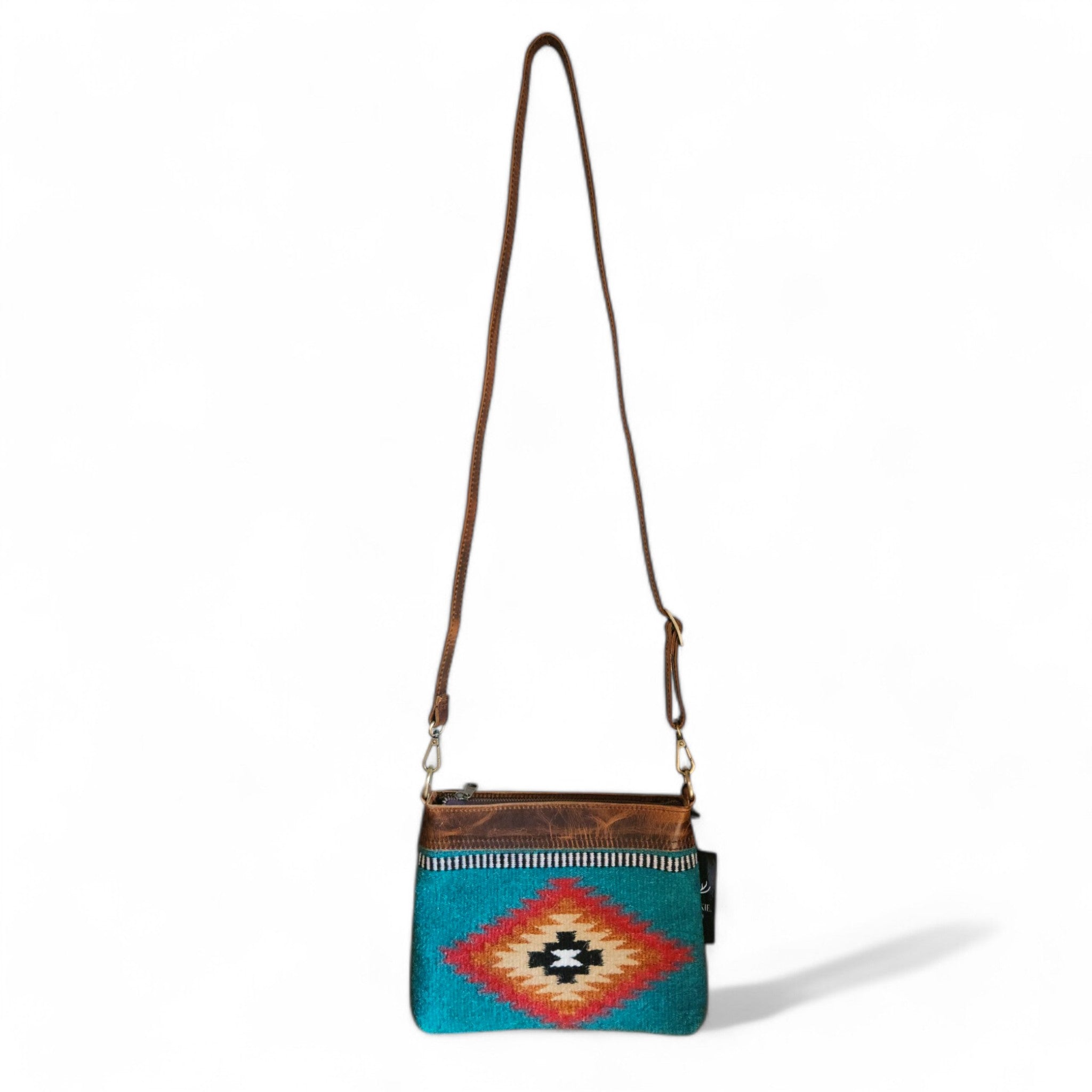 Highlands Handcrafted Cowhide And Vintage Leather Crossbody - Ranch Junkie Mercantile LLC 