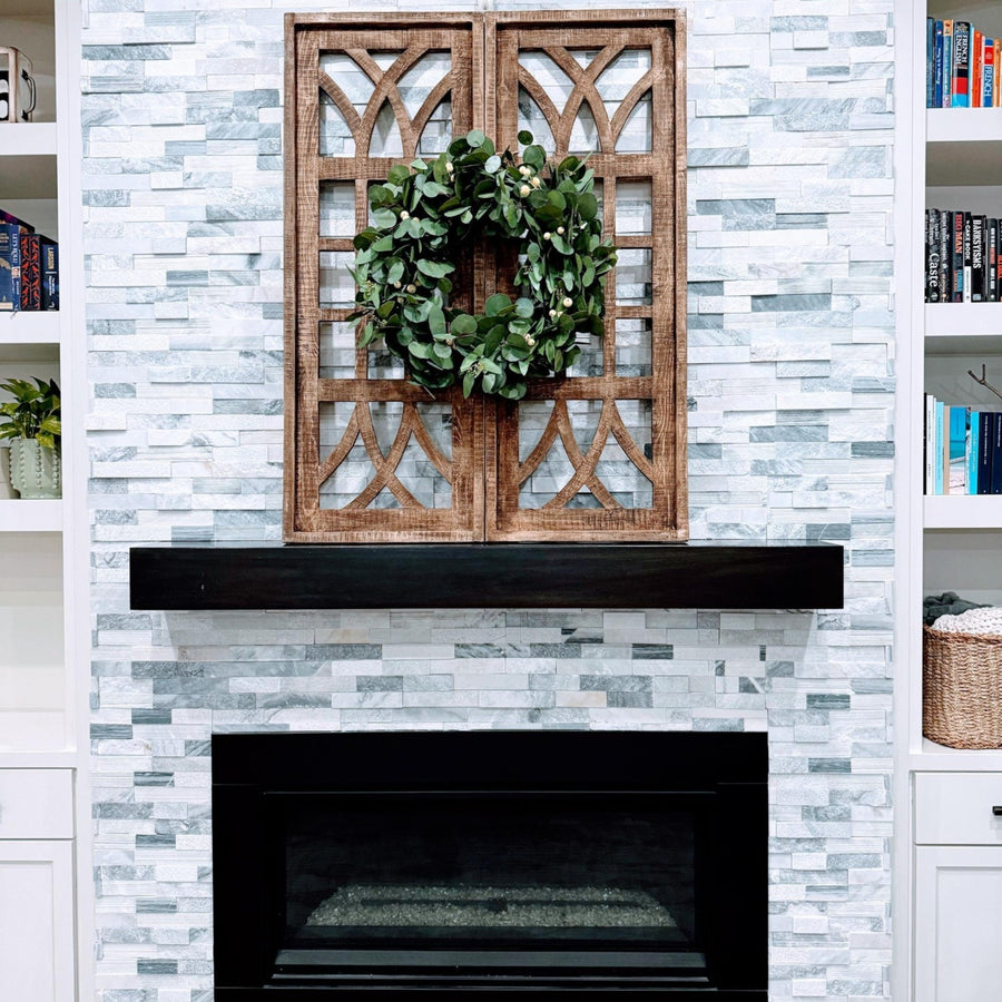 Farmhouse Wooden Wall Window Arch The Longview - TWO SIZES 48" And 60" - Ranch Junkie Mercantile LLC 