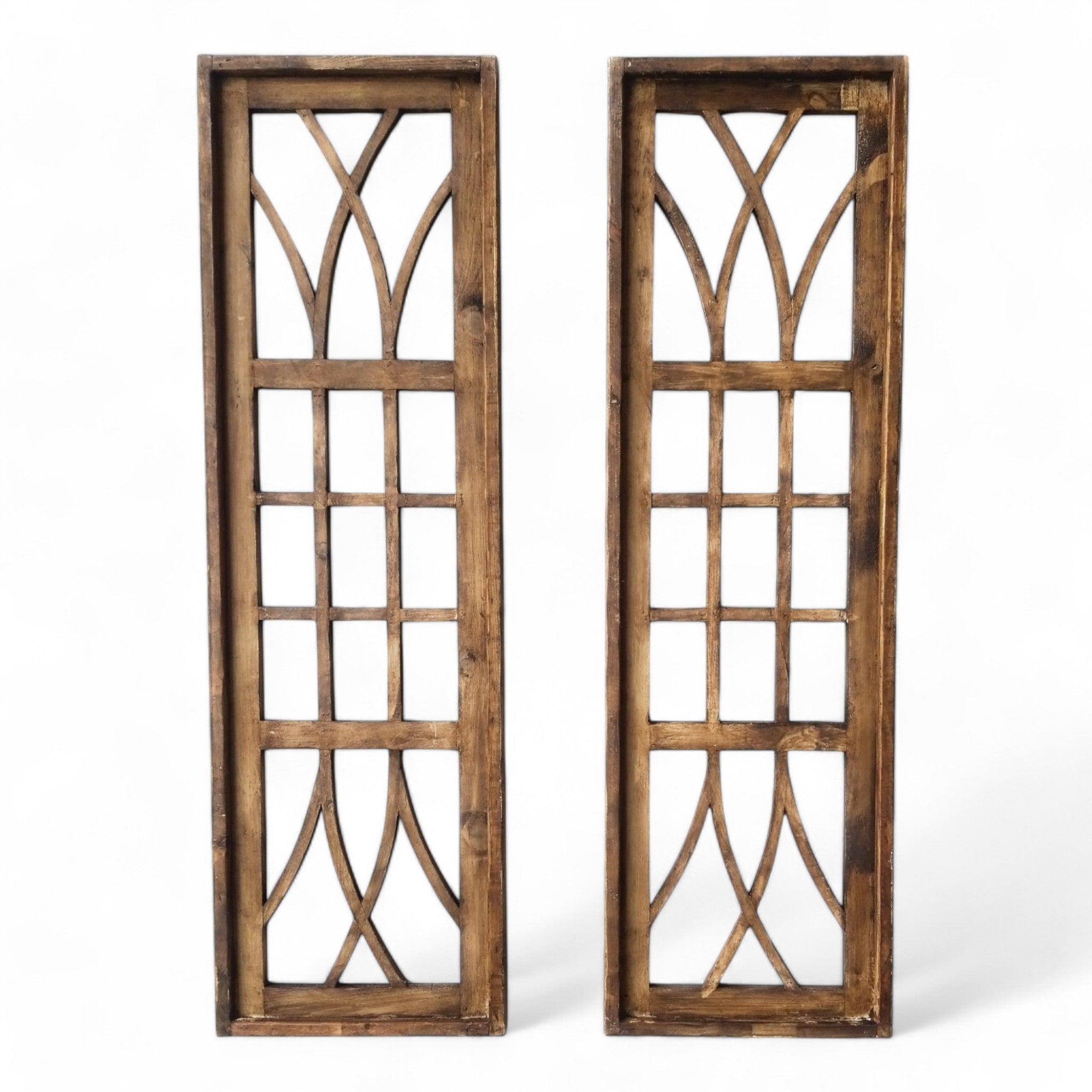 Farmhouse Wooden Wall Window Arch The Longview - TWO SIZES 48" And 60" - Ranch Junkie Mercantile LLC 