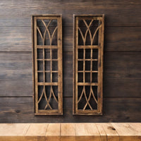 Farmhouse Wooden Wall Window Arch The Longview - TWO SIZES 48" And 60" - Ranch Junkie Mercantile LLC 