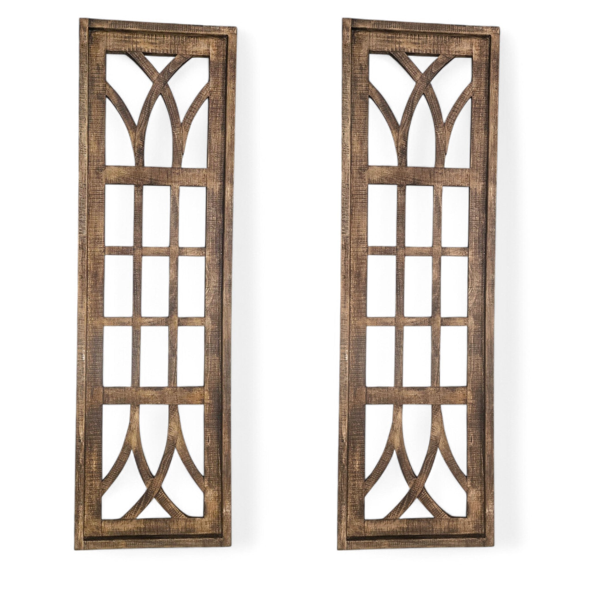 Farmhouse Wooden Wall Window Arch The Longview - TWO SIZES 48" And 60" - Ranch Junkie Mercantile LLC 