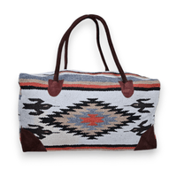 Southwestern Large Weekender Travel Bag Duffle Bag Boho Travel Bag- The Lula - Ranch Junkie Mercantile LLC 