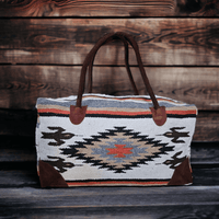 Southwestern Large Weekender Travel Bag Duffle Bag Boho Travel Bag- The Lula - Ranch Junkie Mercantile LLC 