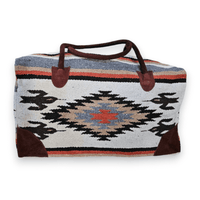 Southwestern Large Weekender Travel Bag Duffle Bag Boho Travel Bag- The Lula - Ranch Junkie Mercantile LLC 