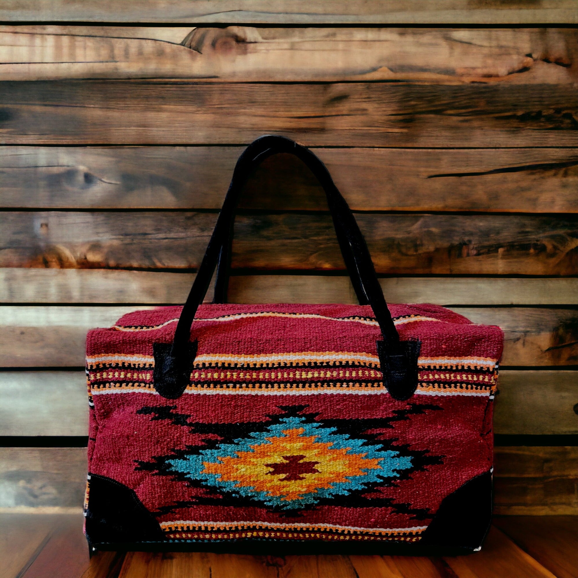 Amazon.com: Southwest Native American and Mexican Style Tote Bags Azteca B  : Clothing, Shoes & Jewelry
