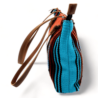 Southwestern Large Handwoven Wool Boho Tote Sedona Saddle Blanket Bag - Ranch Junkie Mercantile LLC 