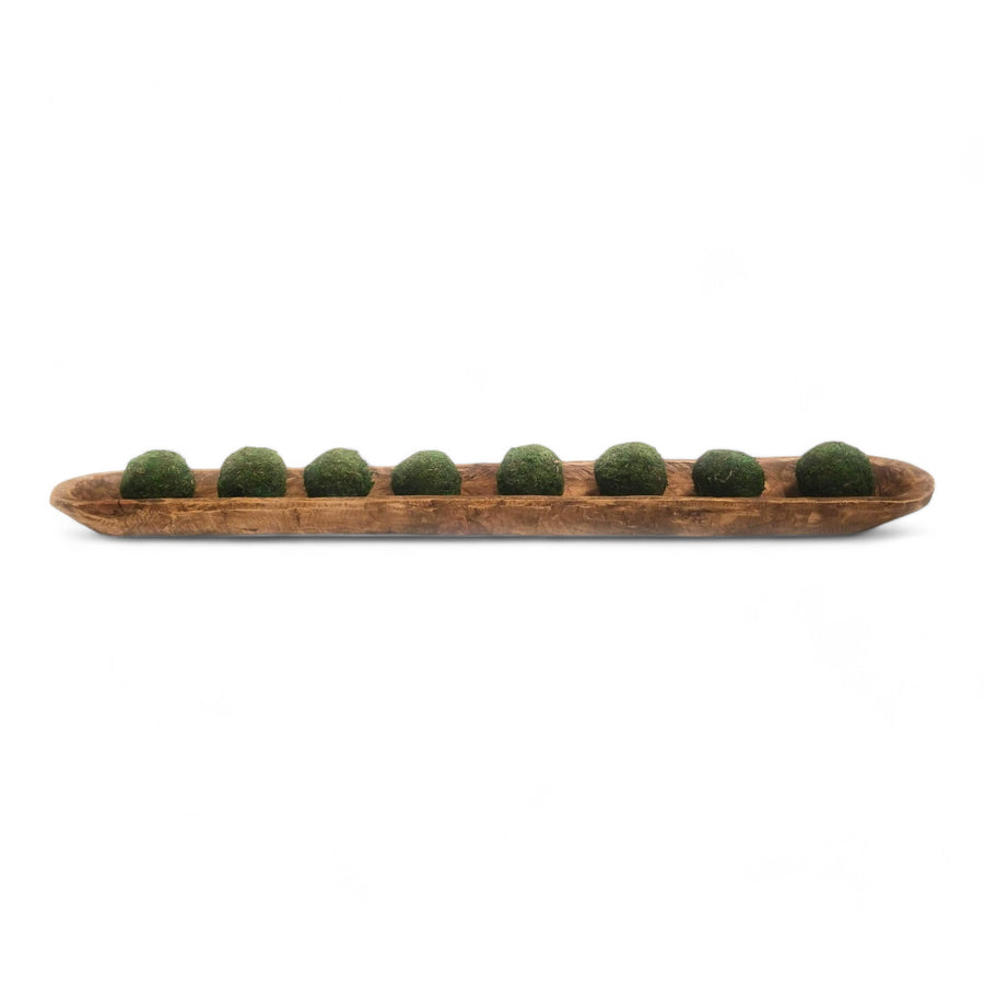 38"- 40" Extra Long Skinny Wood Baguette Dough Bowl The Rio Grande - Ranch Junkie Mercantile LLC 