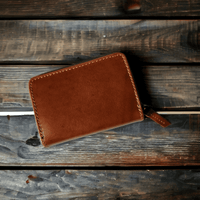 Cowhide Credit Card Wallet Cowhide Wallet Small Leather Highlands Wallet - Ranch Junkie Mercantile LLC 