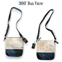 Sample Sale Highlands Genuine Cowhide Large Black Crossbody Bag Crossbody Purse #8 - Ranch Junkie Mercantile LLC 