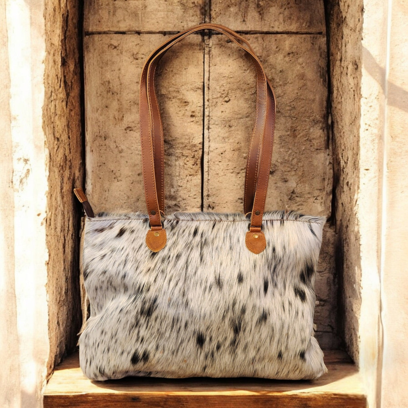 Sample Sale Highlands Genuine Cowhide Large Tote #8 - Ranch Junkie Mercantile LLC 