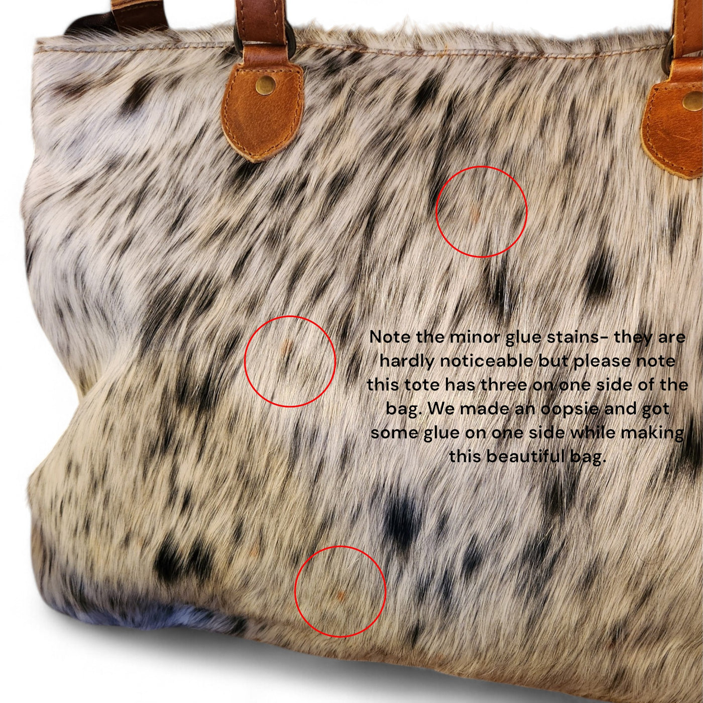 Sample Sale Highlands Genuine Cowhide Large Tote #8 - Ranch Junkie Mercantile LLC 