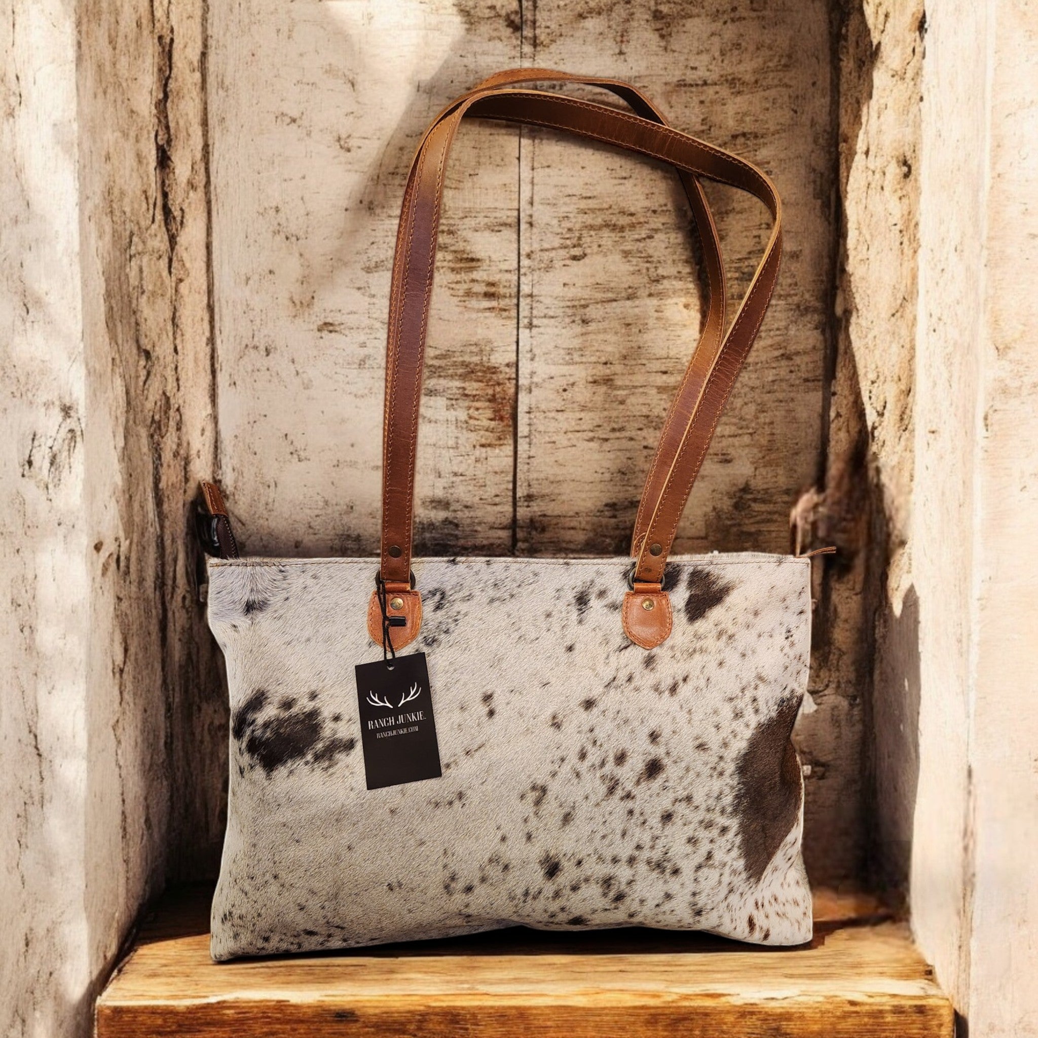 Sample Sale Highlands Genuine Cowhide Large Tote #10 - Ranch Junkie Mercantile LLC 