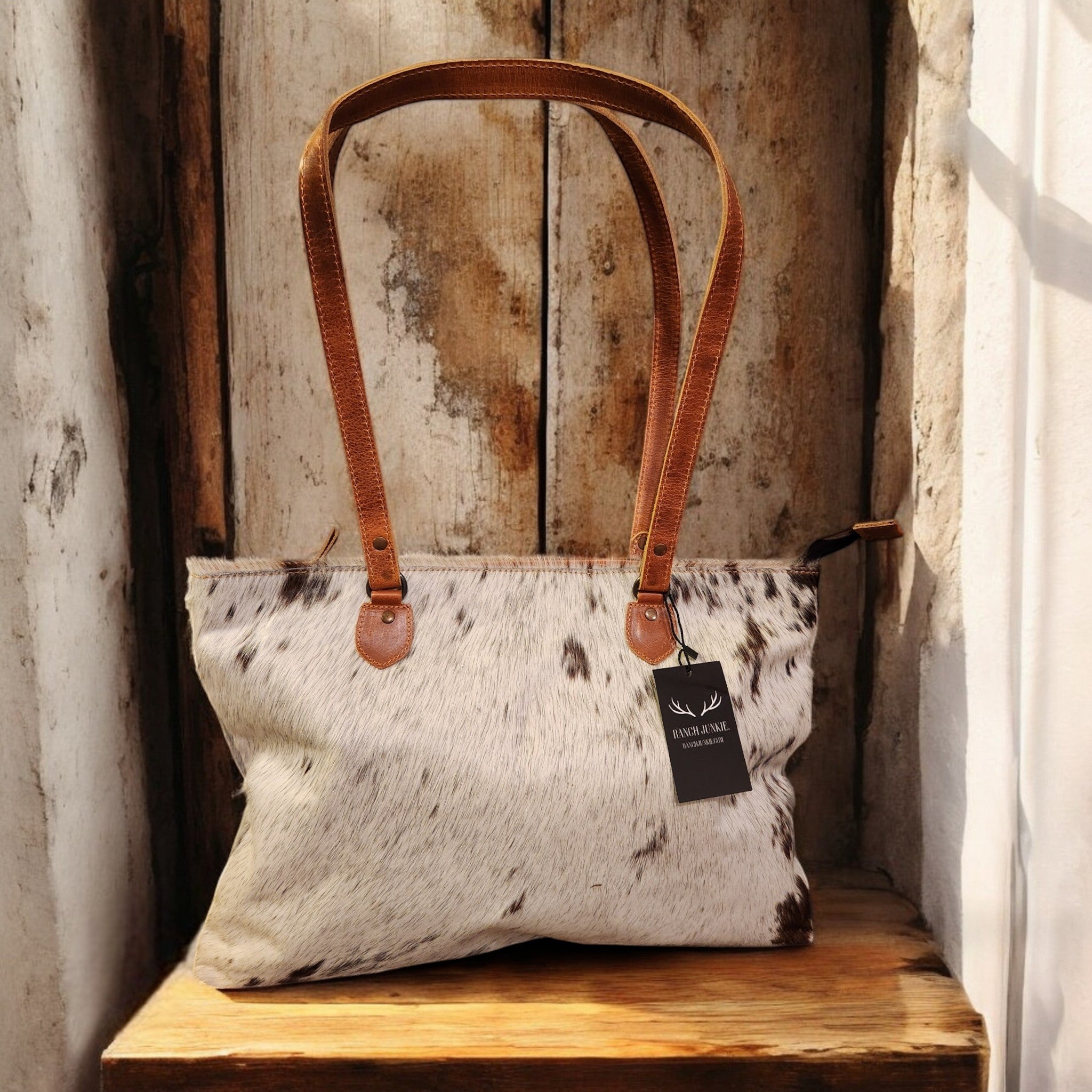 Sample Sale Highlands Genuine Cowhide Large Tote #11 - Ranch Junkie Mercantile LLC 