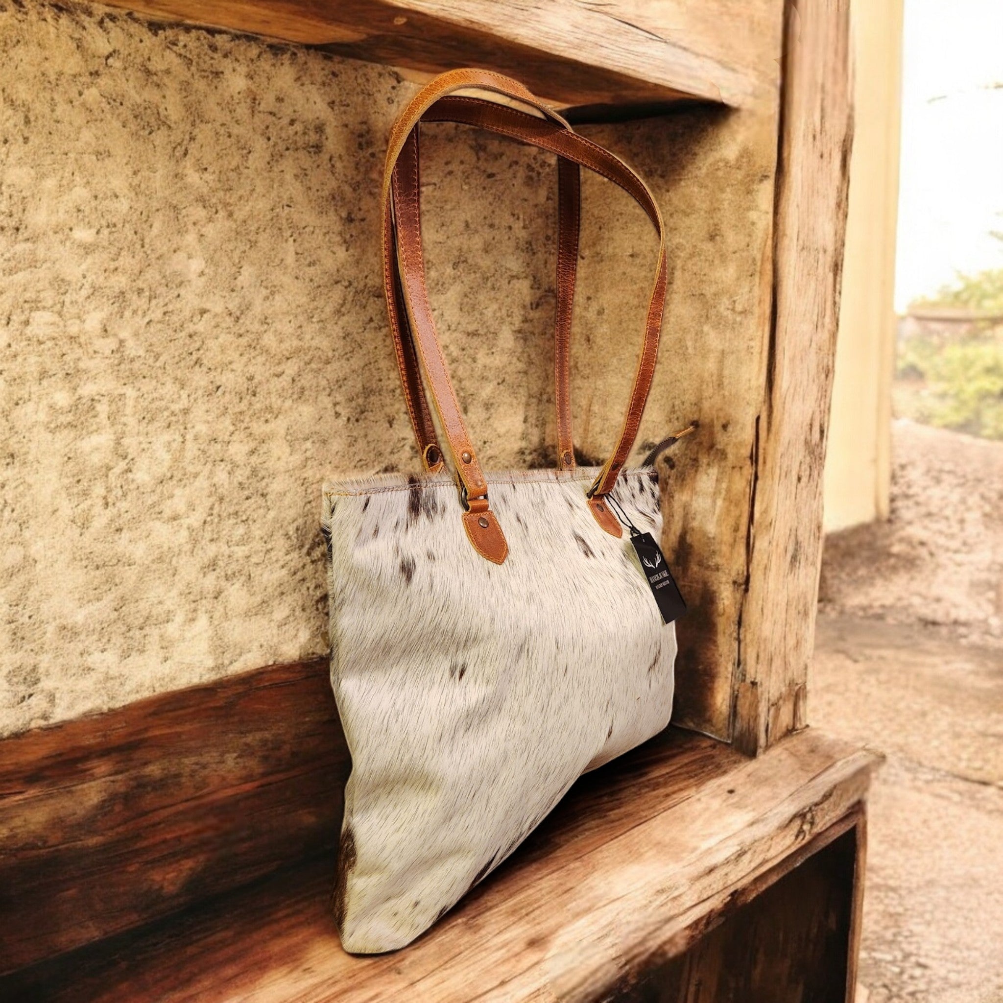 Sample Sale Highlands Genuine Cowhide Large Tote #11 - Ranch Junkie Mercantile LLC 