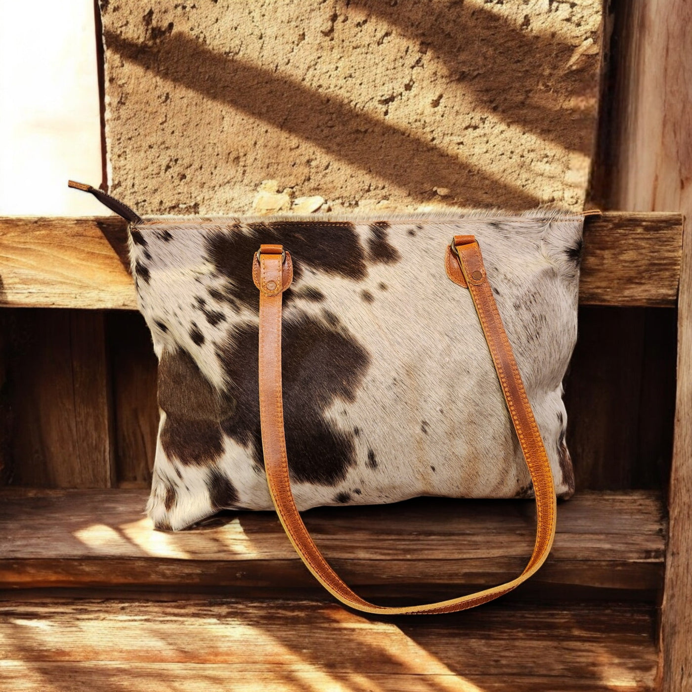 Sample Sale Highlands Genuine Cowhide Large Tote #11 - Ranch Junkie Mercantile LLC 