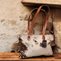 Sample Sale Highlands Genuine Cowhide Large Tote #12 - Ranch Junkie Mercantile LLC 