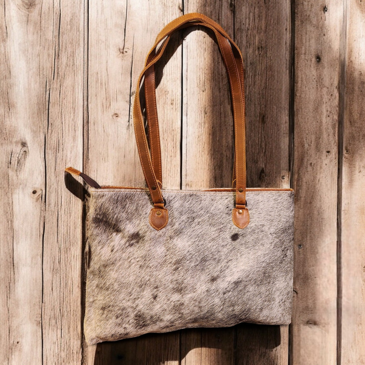 Sample Sale Highlands Genuine Cowhide Large Tote #14 - Ranch Junkie Mercantile LLC 