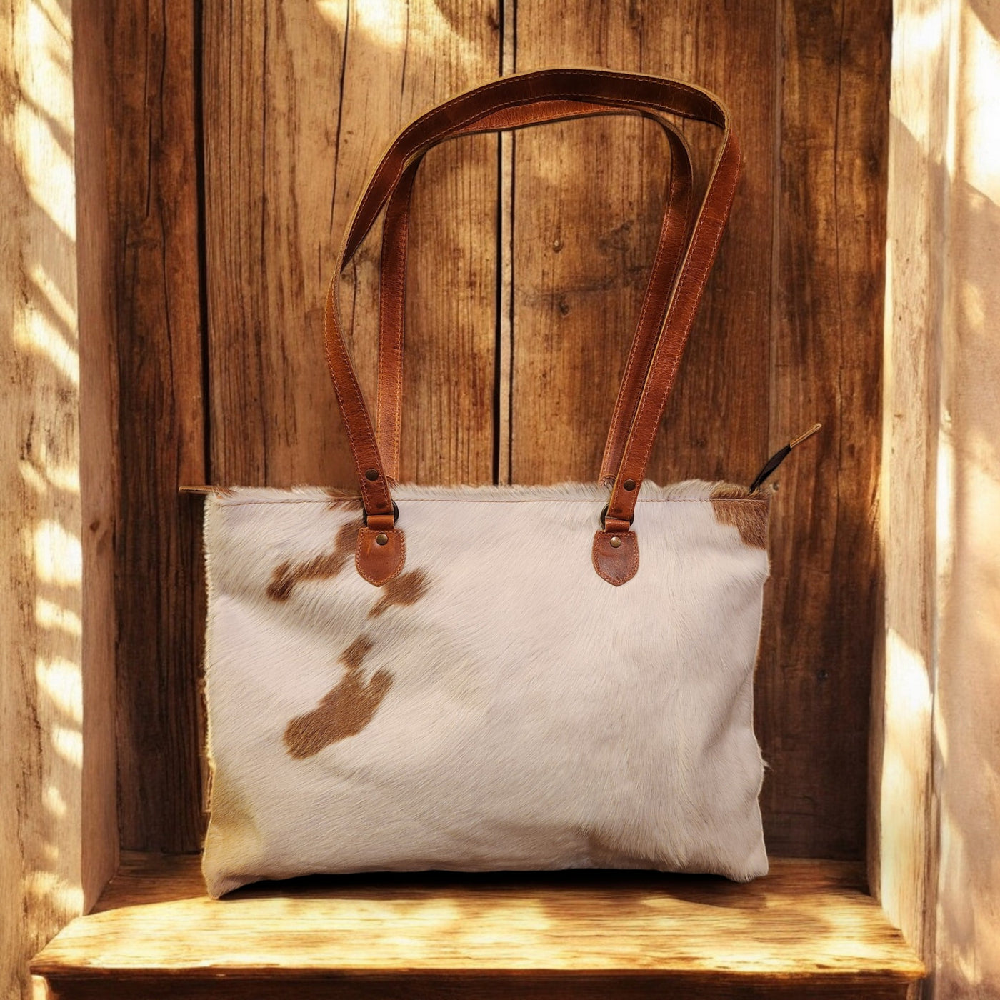 Sample Sale Highlands Genuine Cowhide Large Tote #15 - Ranch Junkie Mercantile LLC 