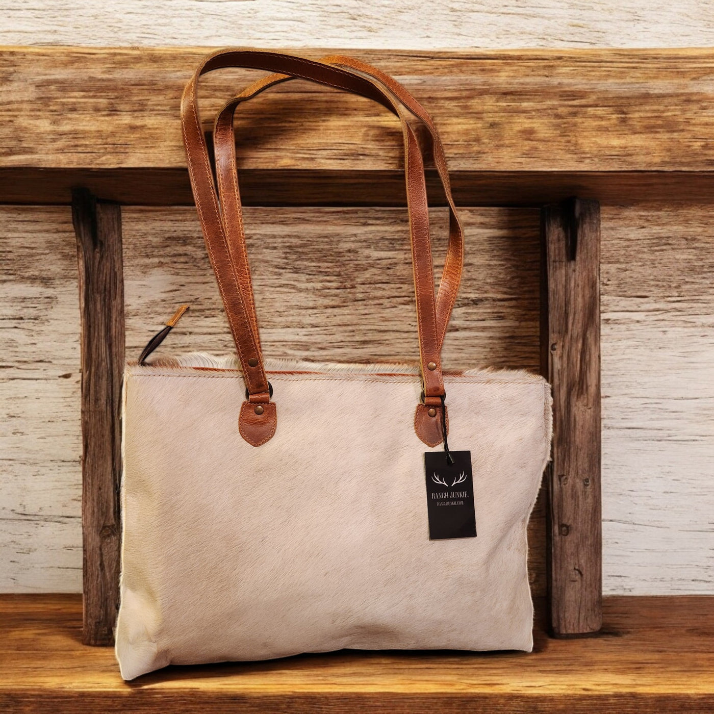 Sample Sale Highlands Genuine Cowhide Large Tote #15 - Ranch Junkie Mercantile LLC 