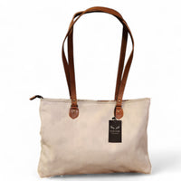 Sample Sale Highlands Genuine Cowhide Large Tote #17 - Ranch Junkie Mercantile LLC 