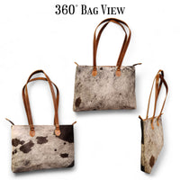 Sample Sale Highlands Genuine Cowhide Large Tote #4 - Ranch Junkie Mercantile LLC 