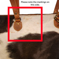 Sample Sale Highlands Genuine Cowhide Large Tote #5 - Ranch Junkie Mercantile LLC 