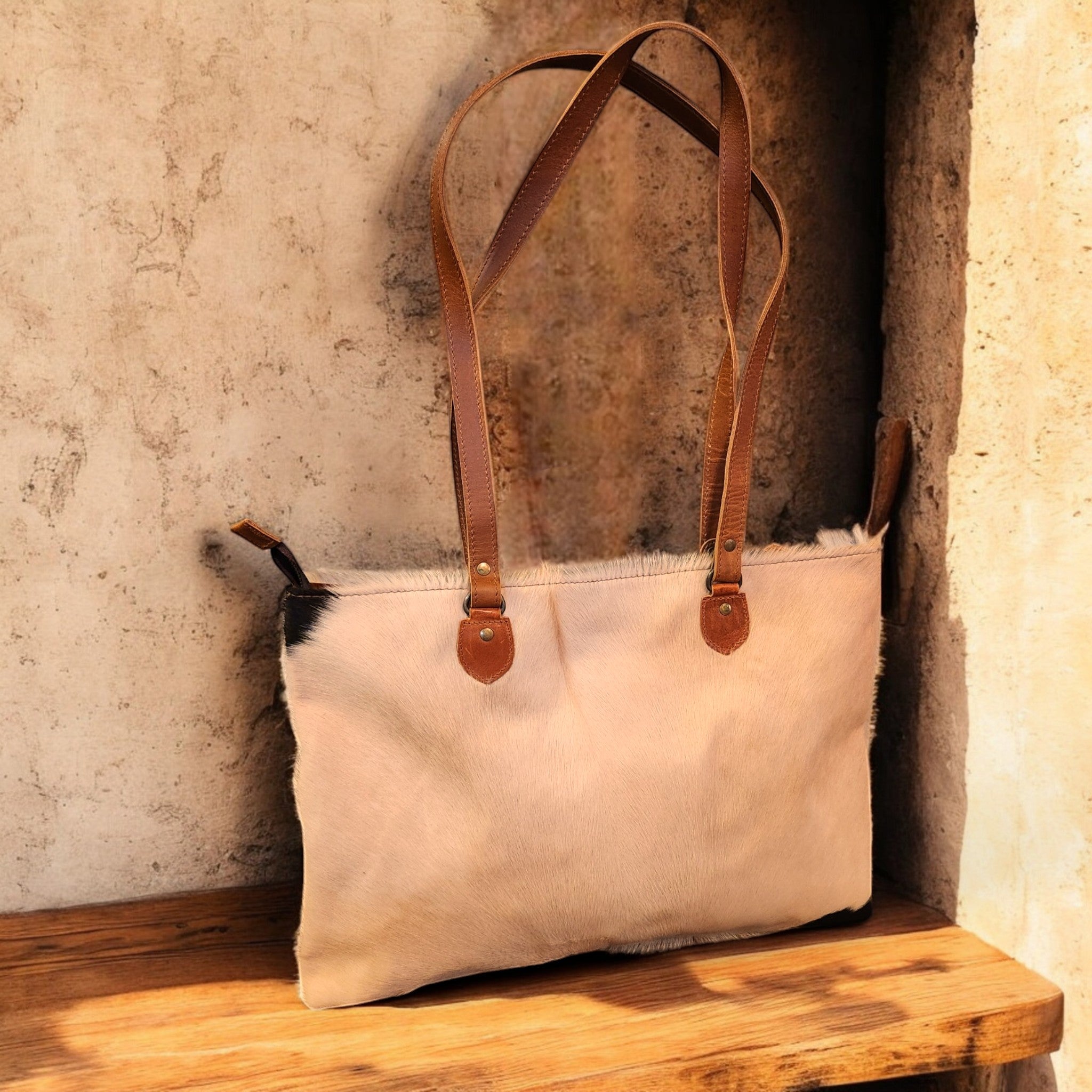 Sample Sale Highlands Genuine Cowhide Large Tote #6 - Ranch Junkie Mercantile LLC 