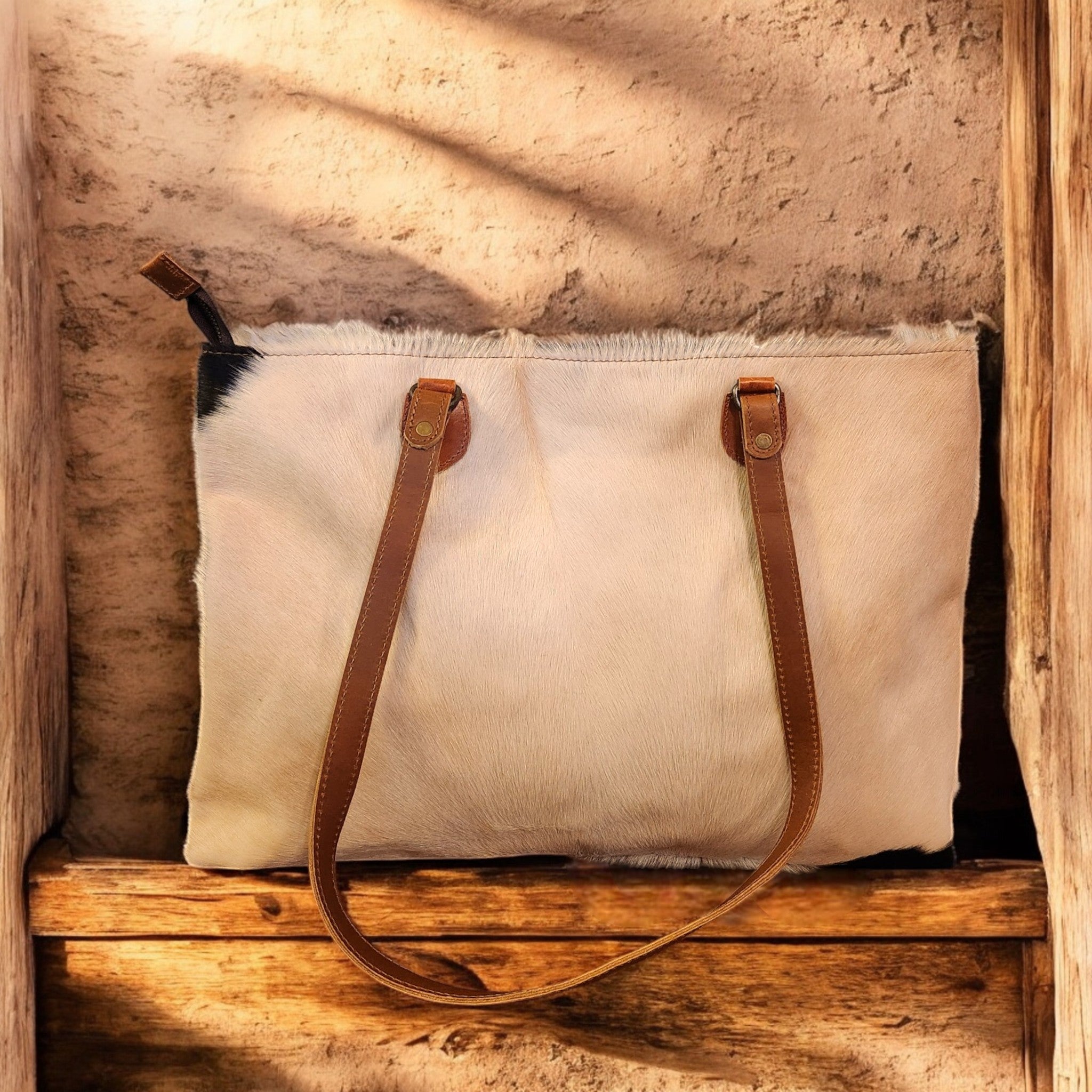 Sample Sale Highlands Genuine Cowhide Large Tote #6 - Ranch Junkie Mercantile LLC 