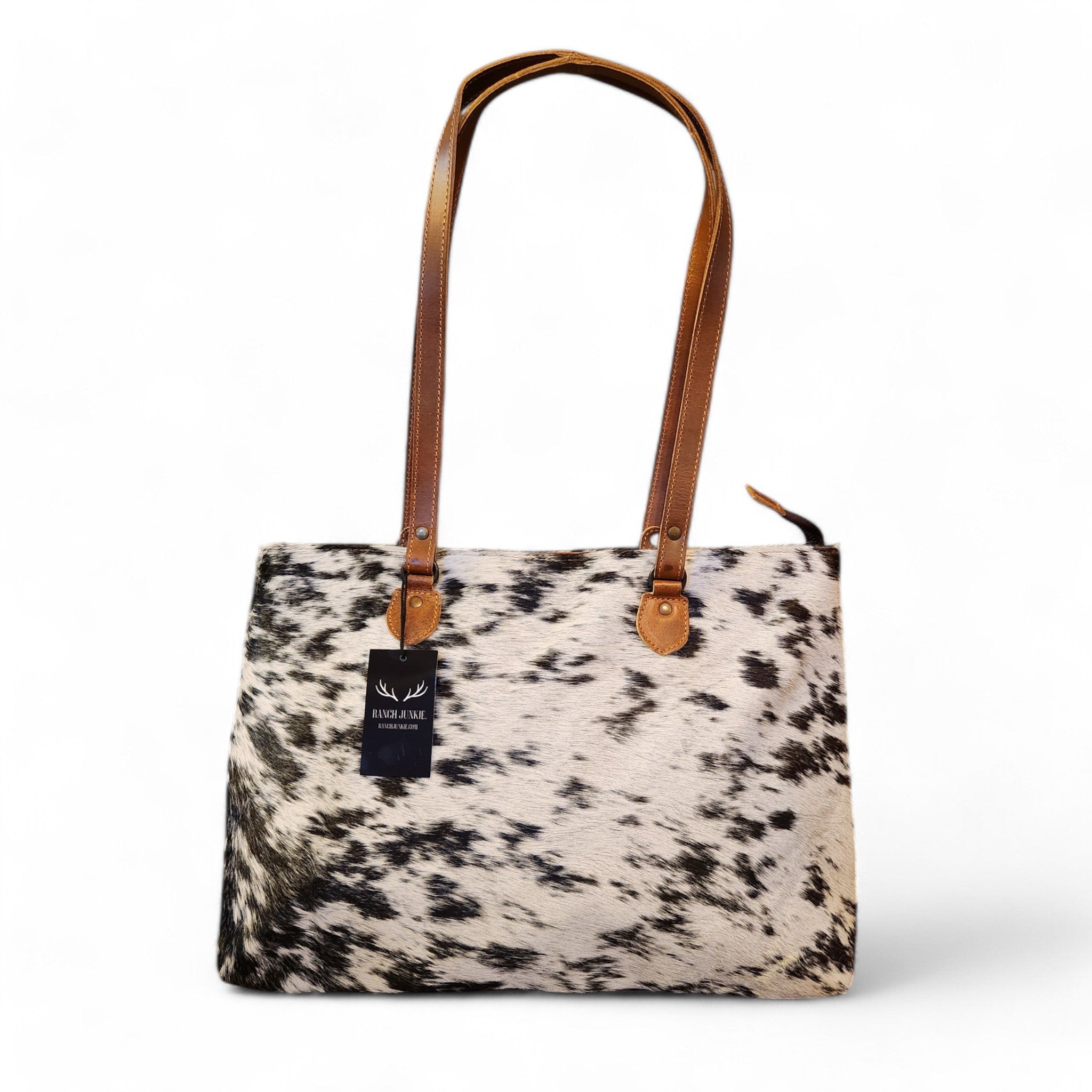 Sample Sale Highlands Genuine Cowhide Large Tote #7 - Ranch Junkie Mercantile LLC 