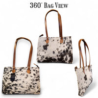 Sample Sale Highlands Genuine Cowhide Large Tote #7 - Ranch Junkie Mercantile LLC 