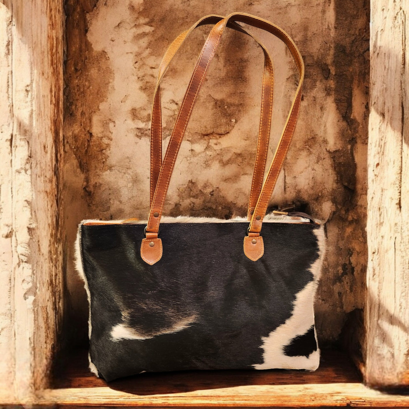 Sample Sale Highlands Genuine Cowhide Large Tote #9 - Ranch Junkie Mercantile LLC 