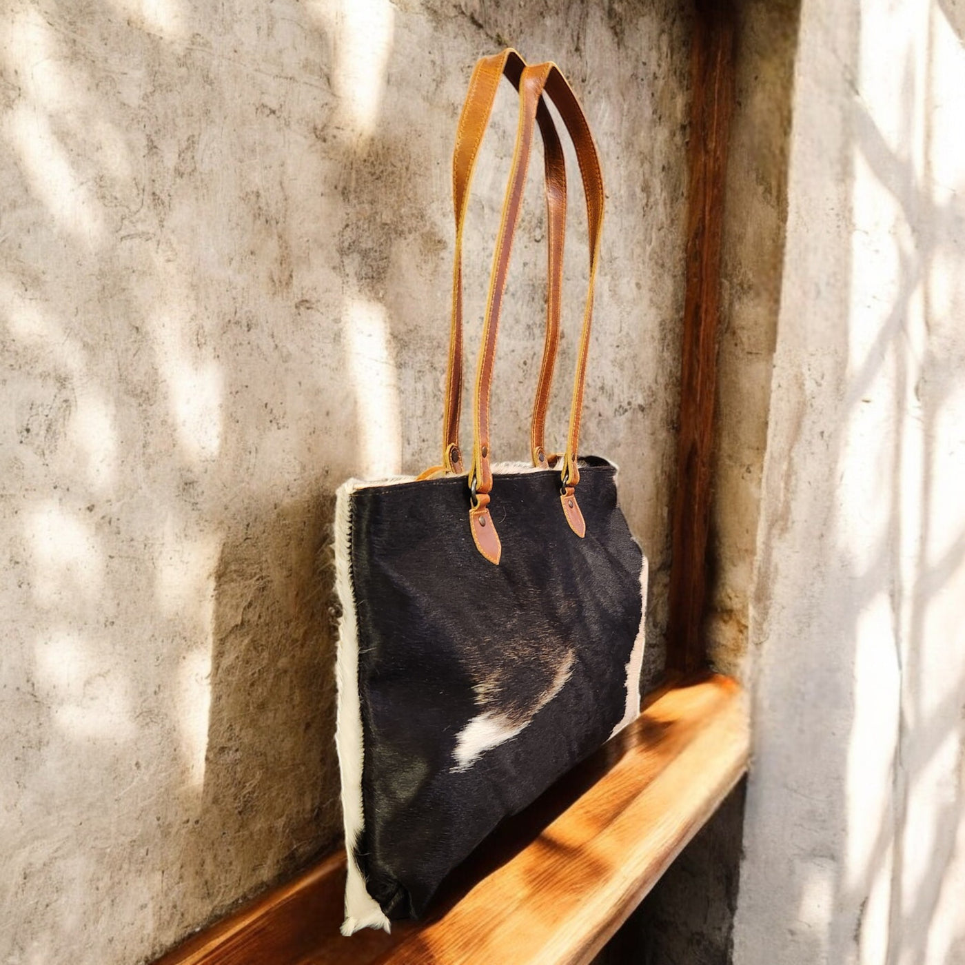 Sample Sale Highlands Genuine Cowhide Large Tote #9 - Ranch Junkie Mercantile LLC 