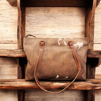 Sample Sale Highlands Genuine Cowhide Large Tote #2 - Ranch Junkie Mercantile LLC 