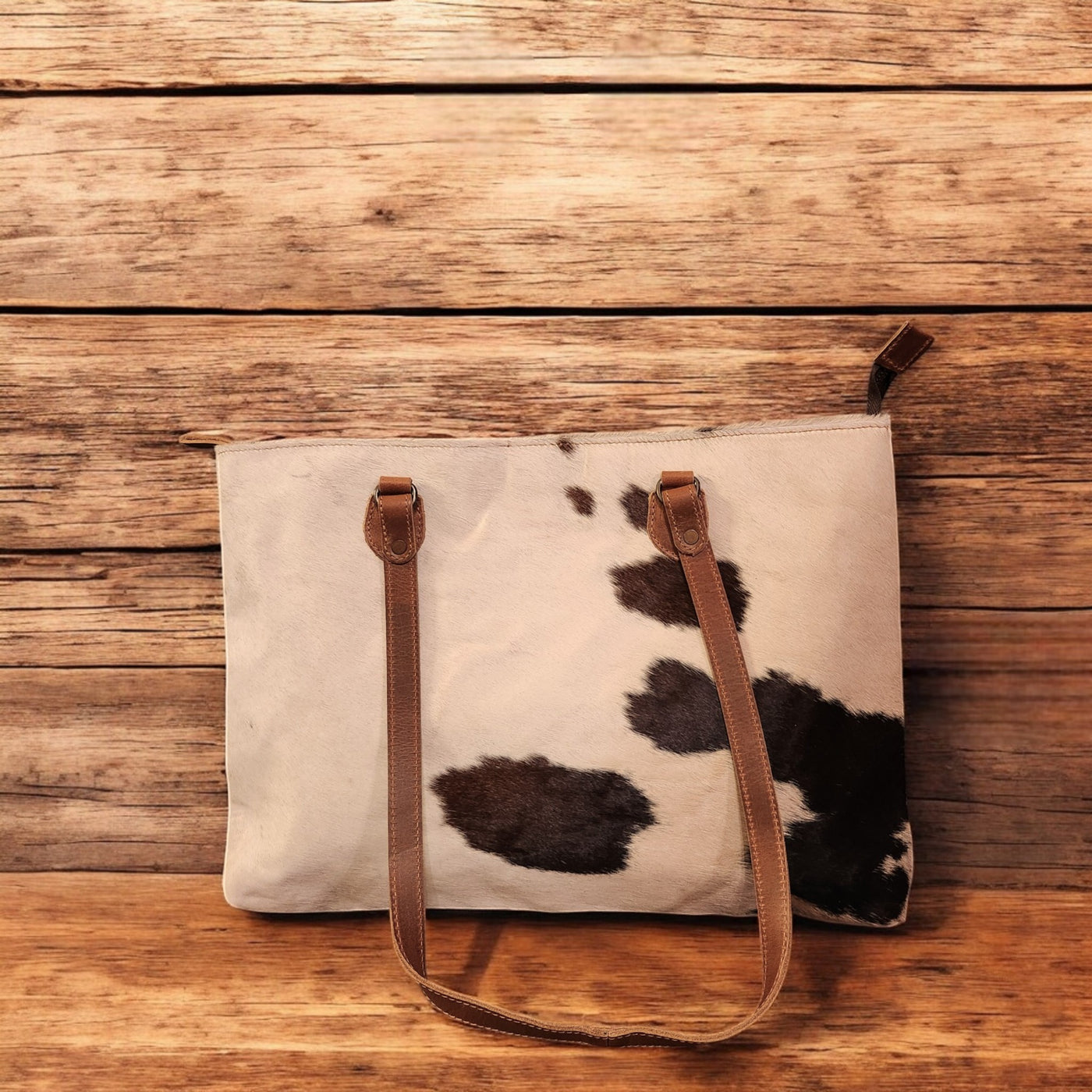 Sample Sale Highlands Genuine Cowhide Large Tote #3 - Ranch Junkie Mercantile LLC 