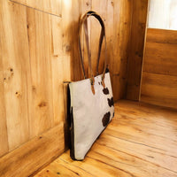 Sample Sale Highlands Genuine Cowhide Large Tote #3 - Ranch Junkie Mercantile LLC 